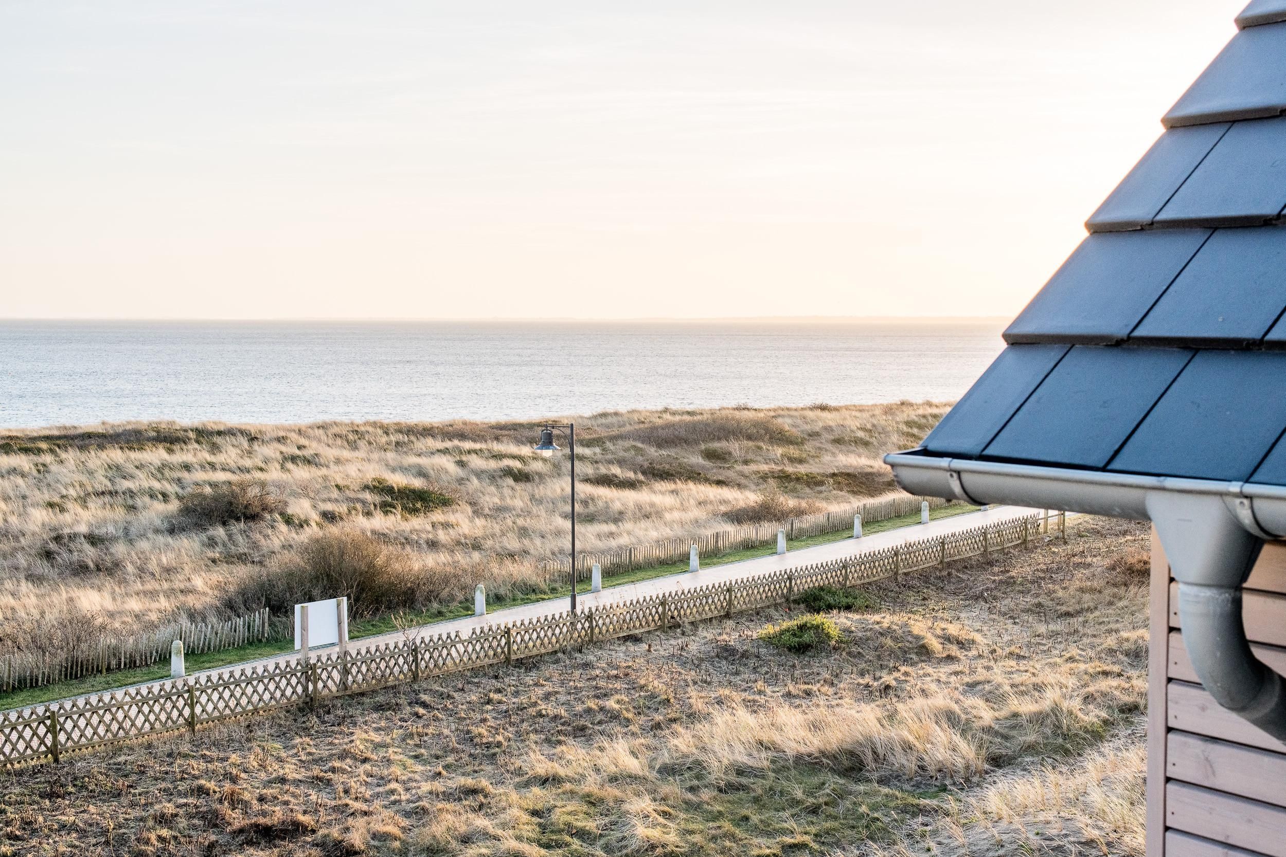 Ausblick in Ferienwohnung auf Sylt