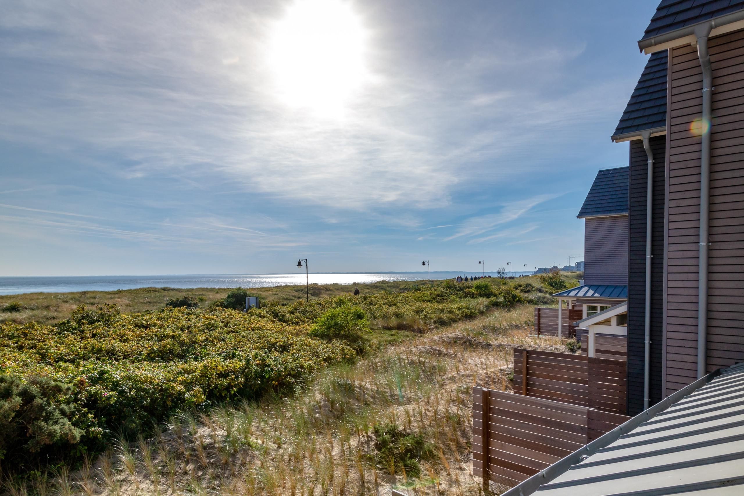 Ausblick in Ferienwohnung auf Sylt