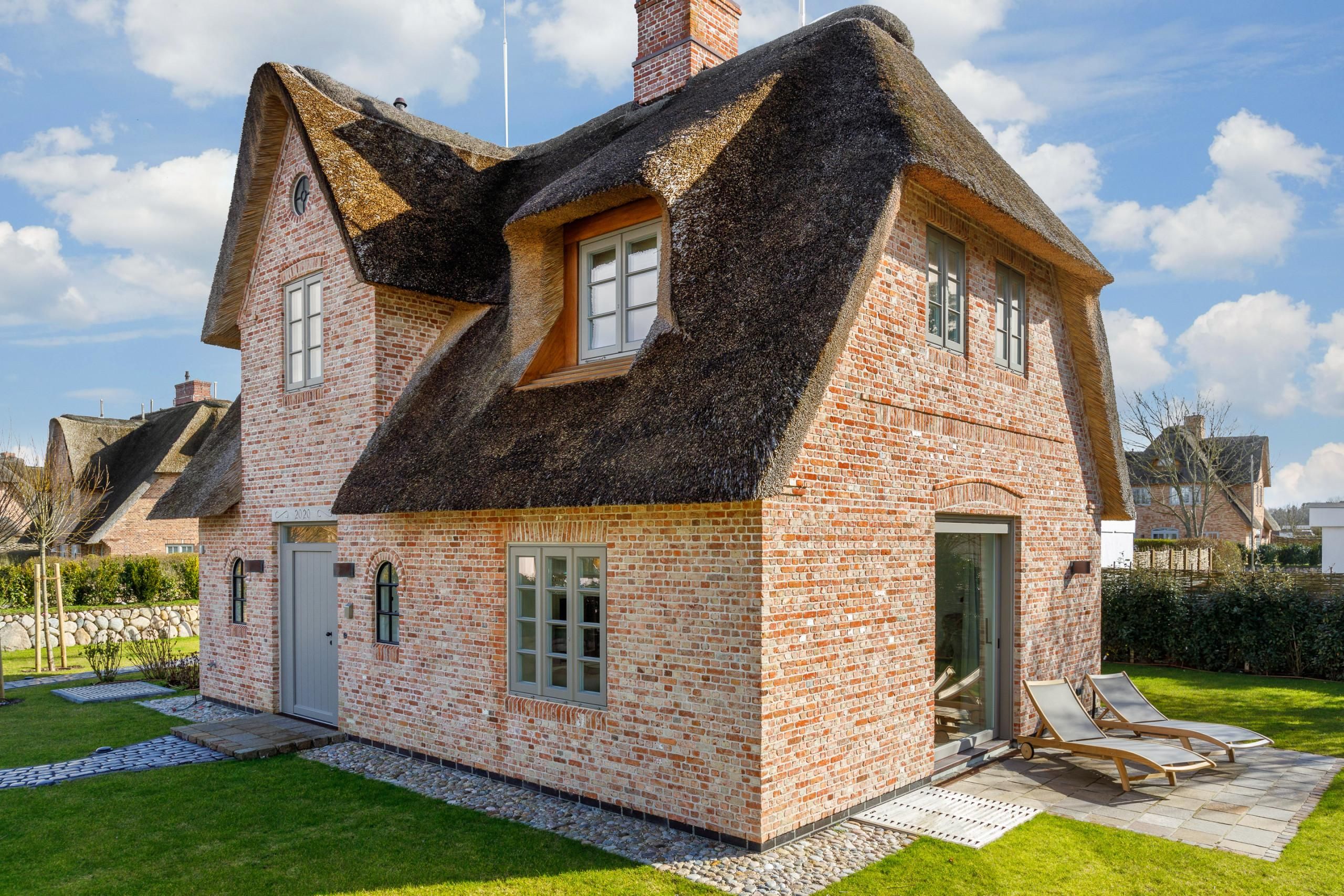 Ferienhaus auf Sylt mit Terrasse und Garten