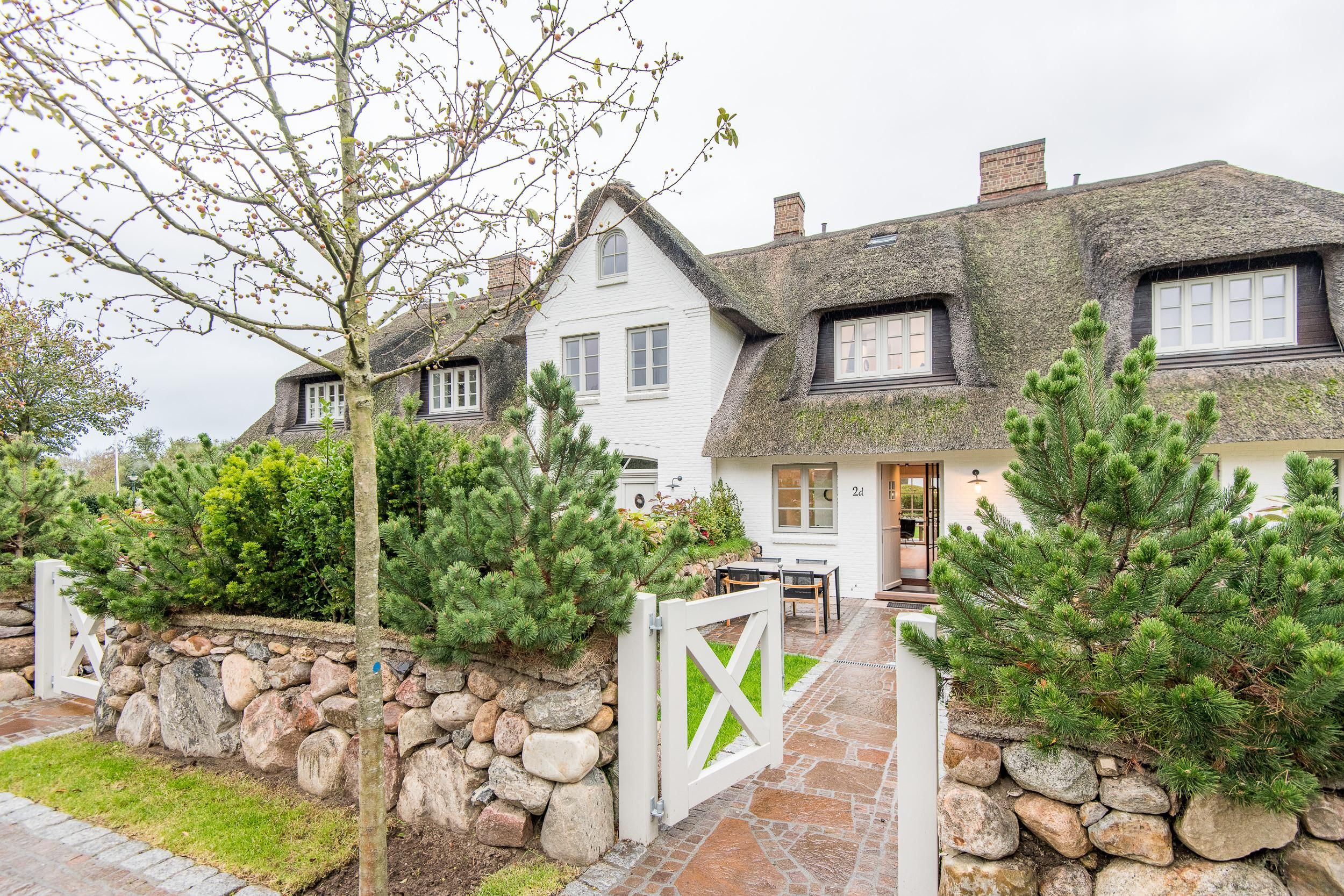 Ferienhaus mit Reetdach auf Sylt