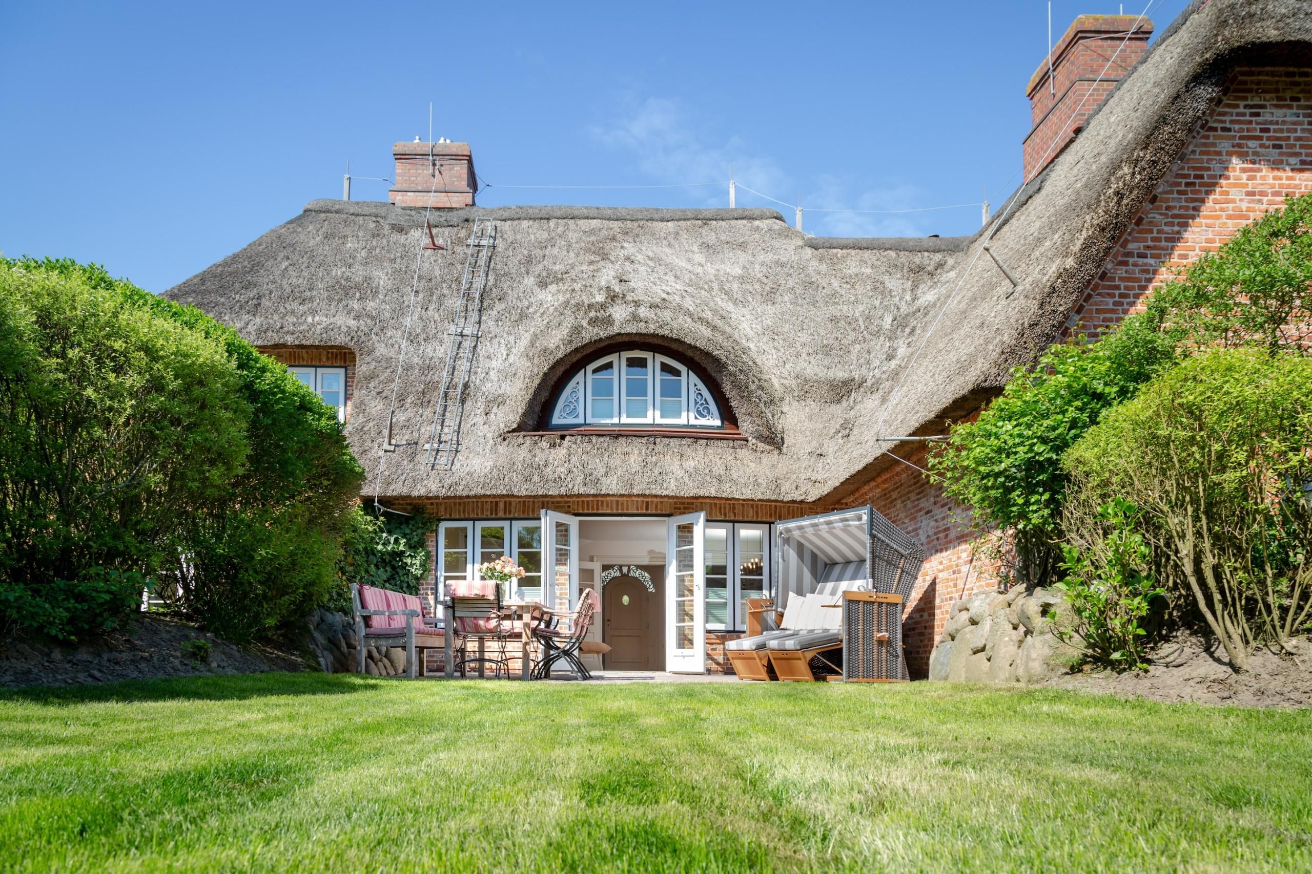 Ferienhaus auf Sylt mit Garten