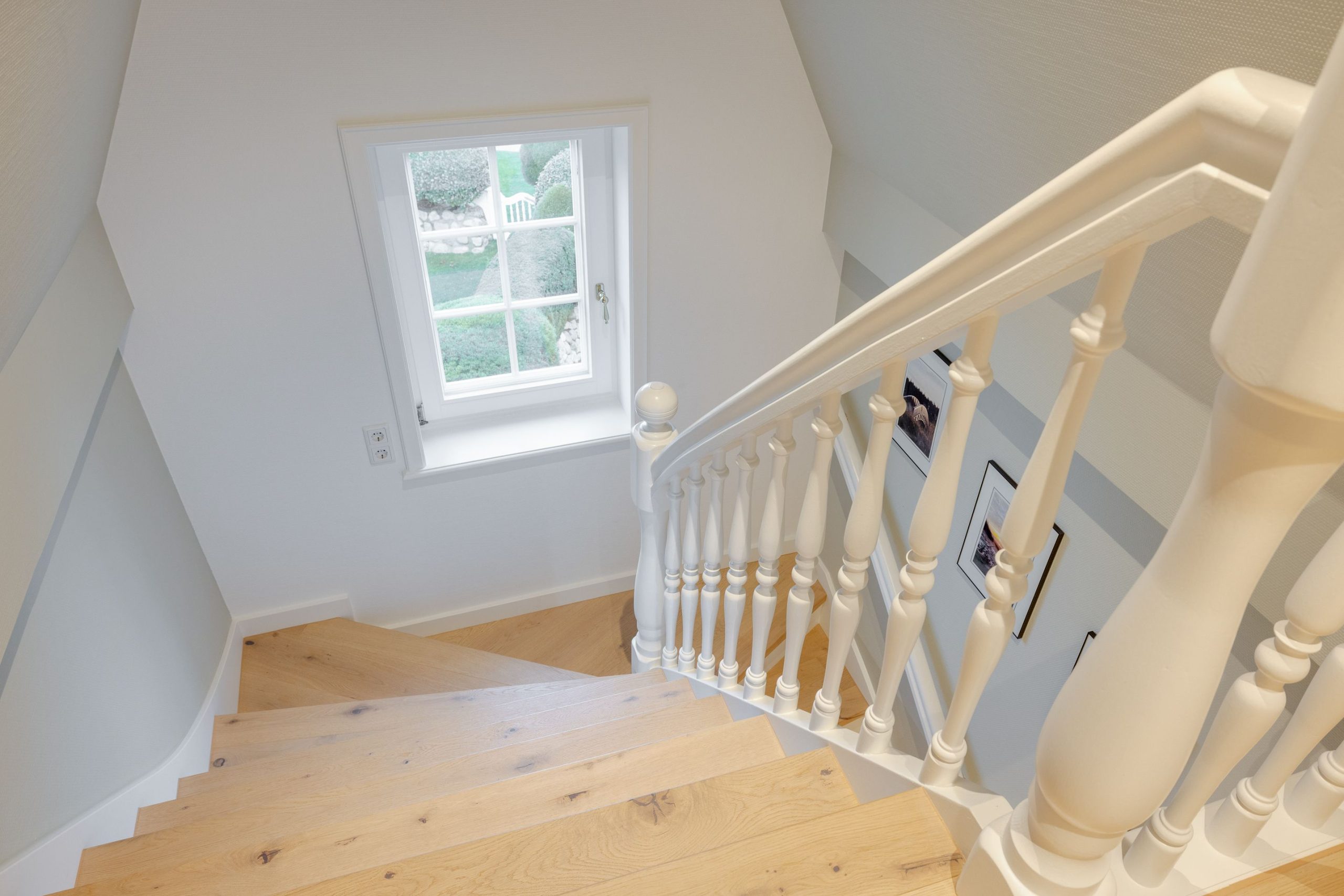 Treppe in Ferienhaus auf Sylt