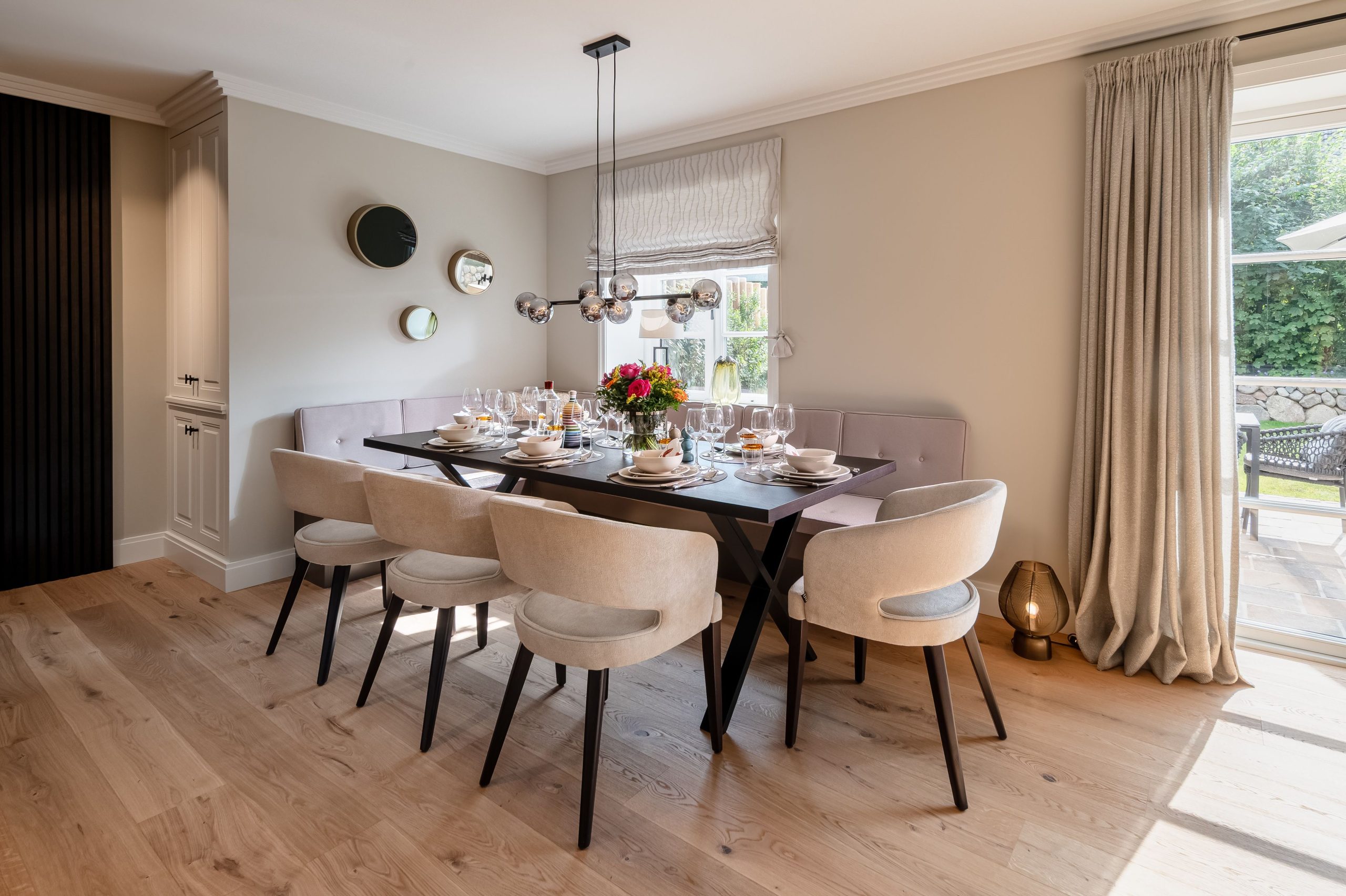 Esstisch in Ferienhaus auf Sylt