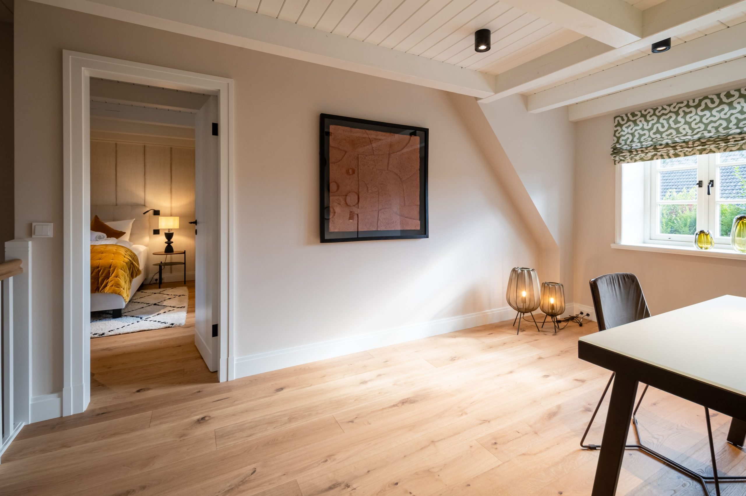 Arbeitsbereich in Ferienhaus auf Sylt