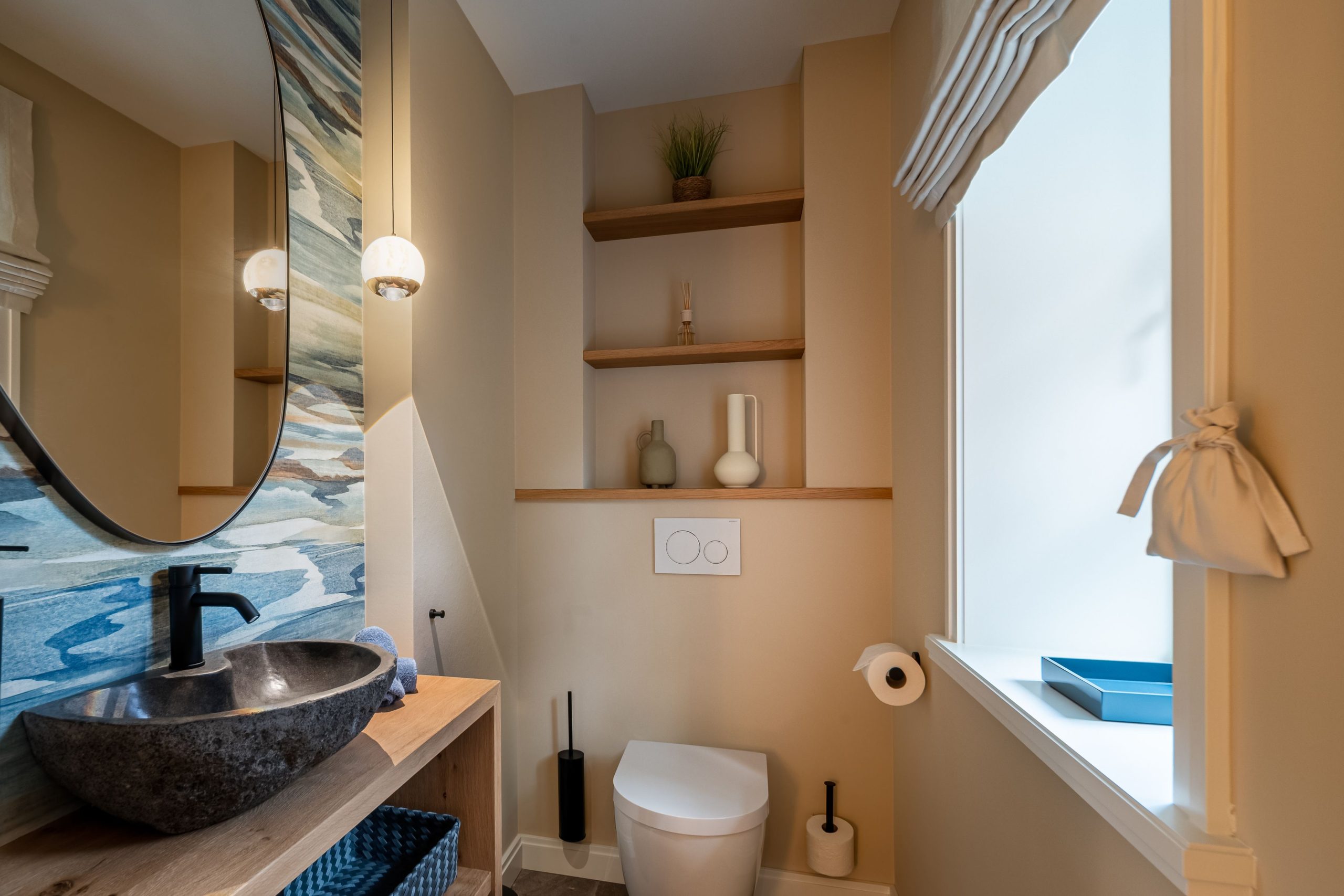 Gäste-WC in Ferienhaus auf Sylt