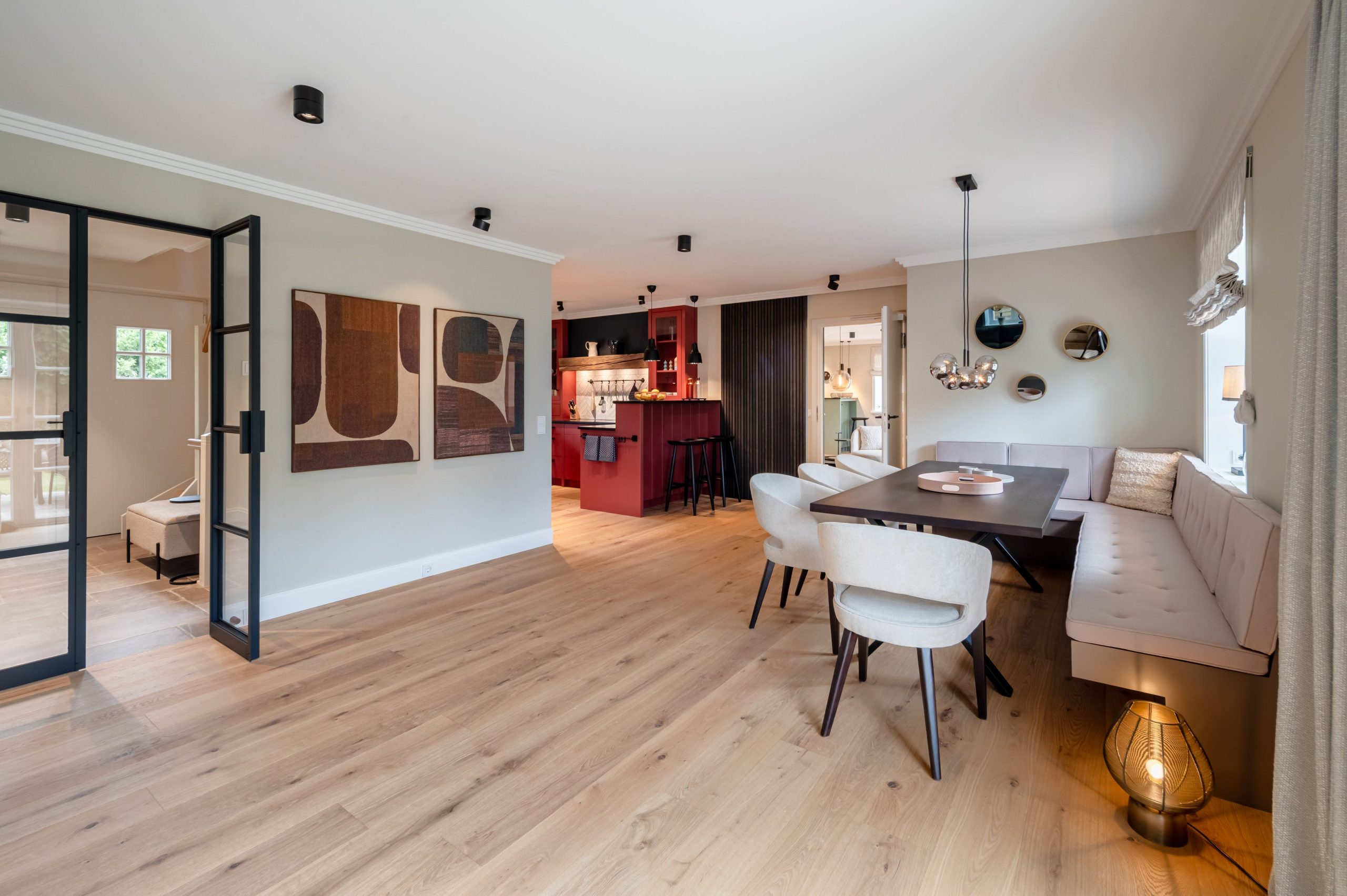 Esstisch in Ferienhaus auf Sylt