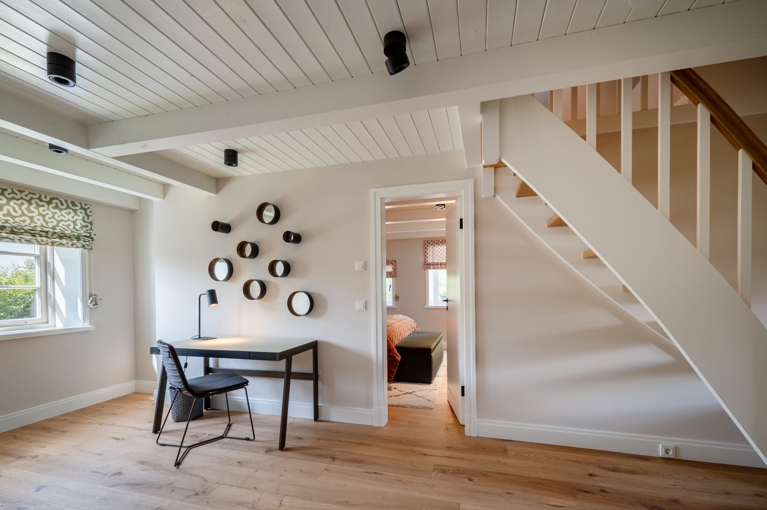 Flur und Treppe in Ferienhaus auf Sylt
