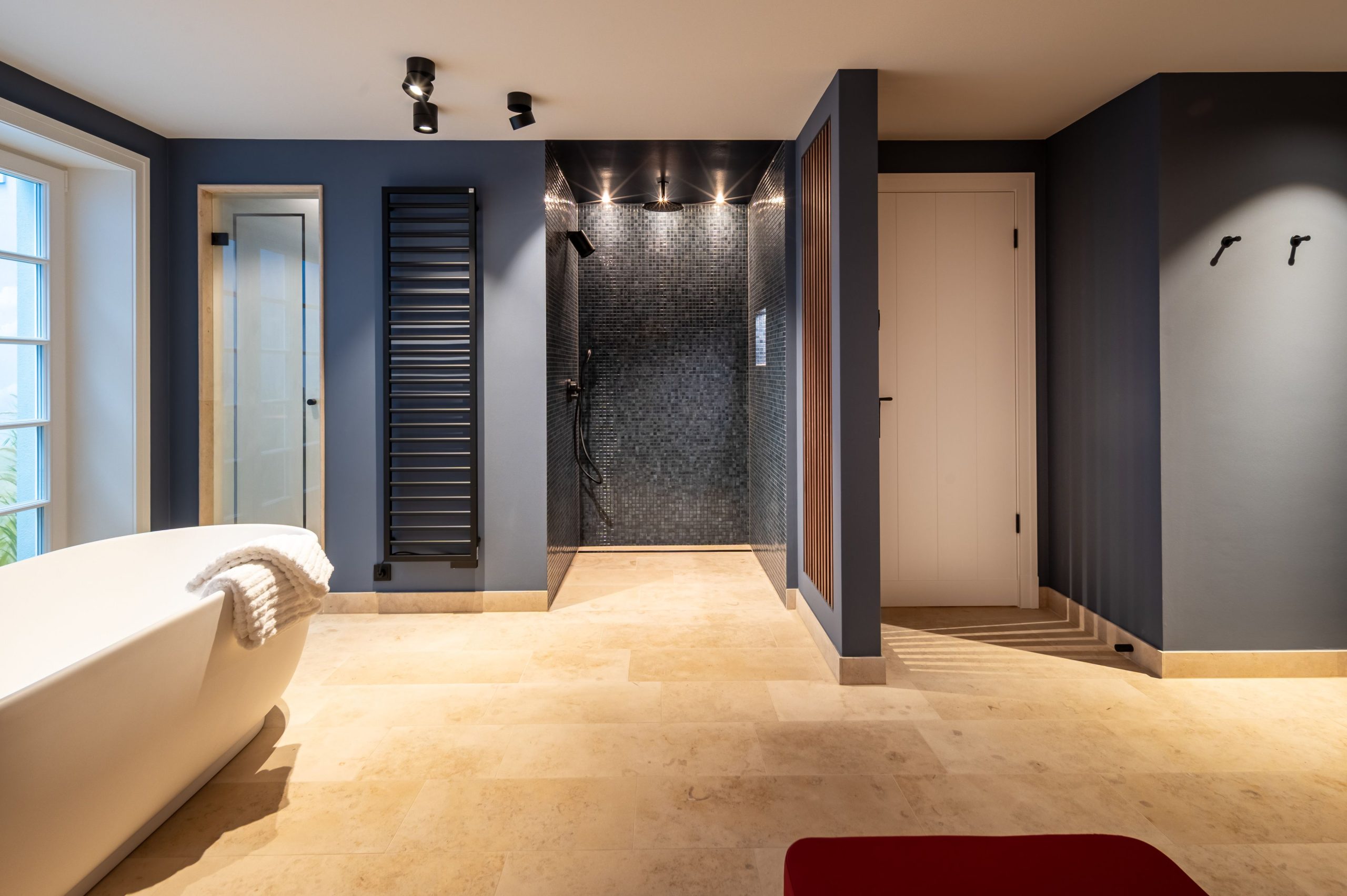 Badezimmer in Ferienhaus auf Sylt