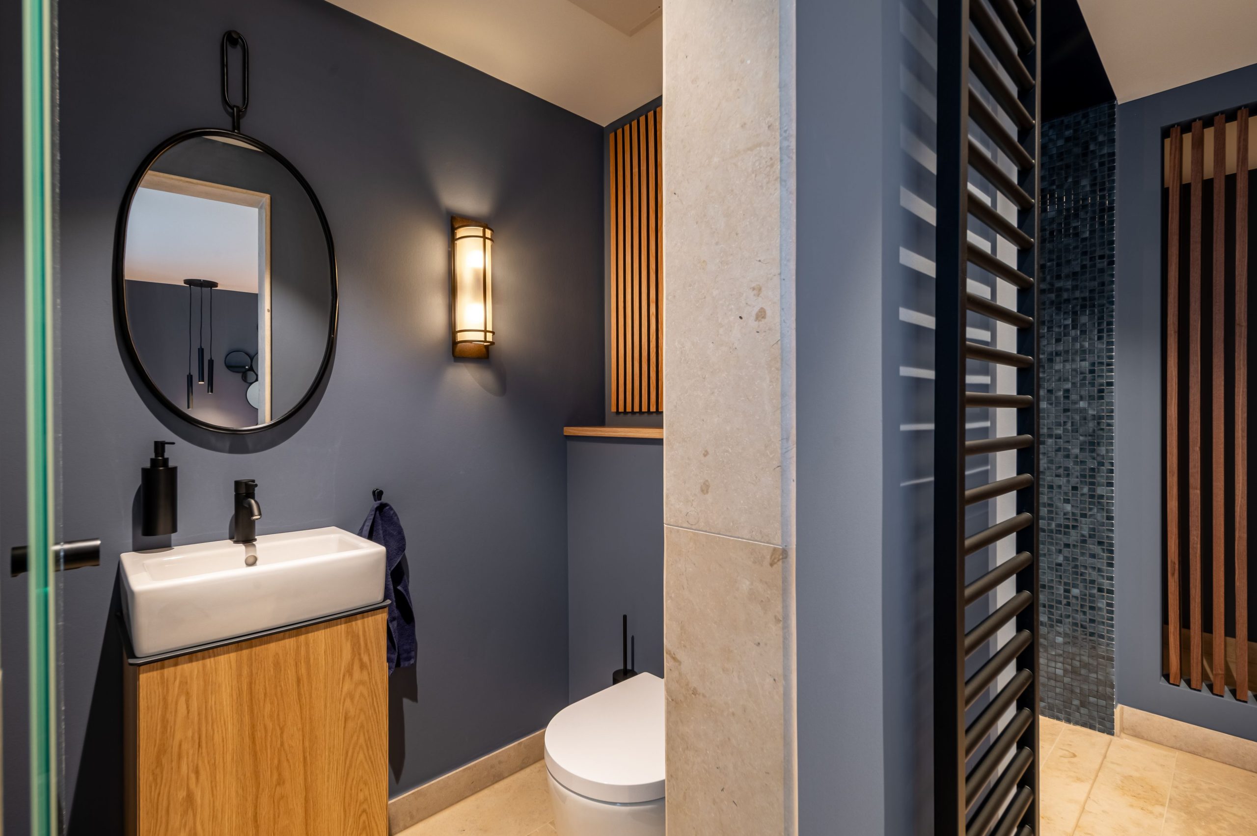 Gäste-WC in Ferienhaus auf Sylt