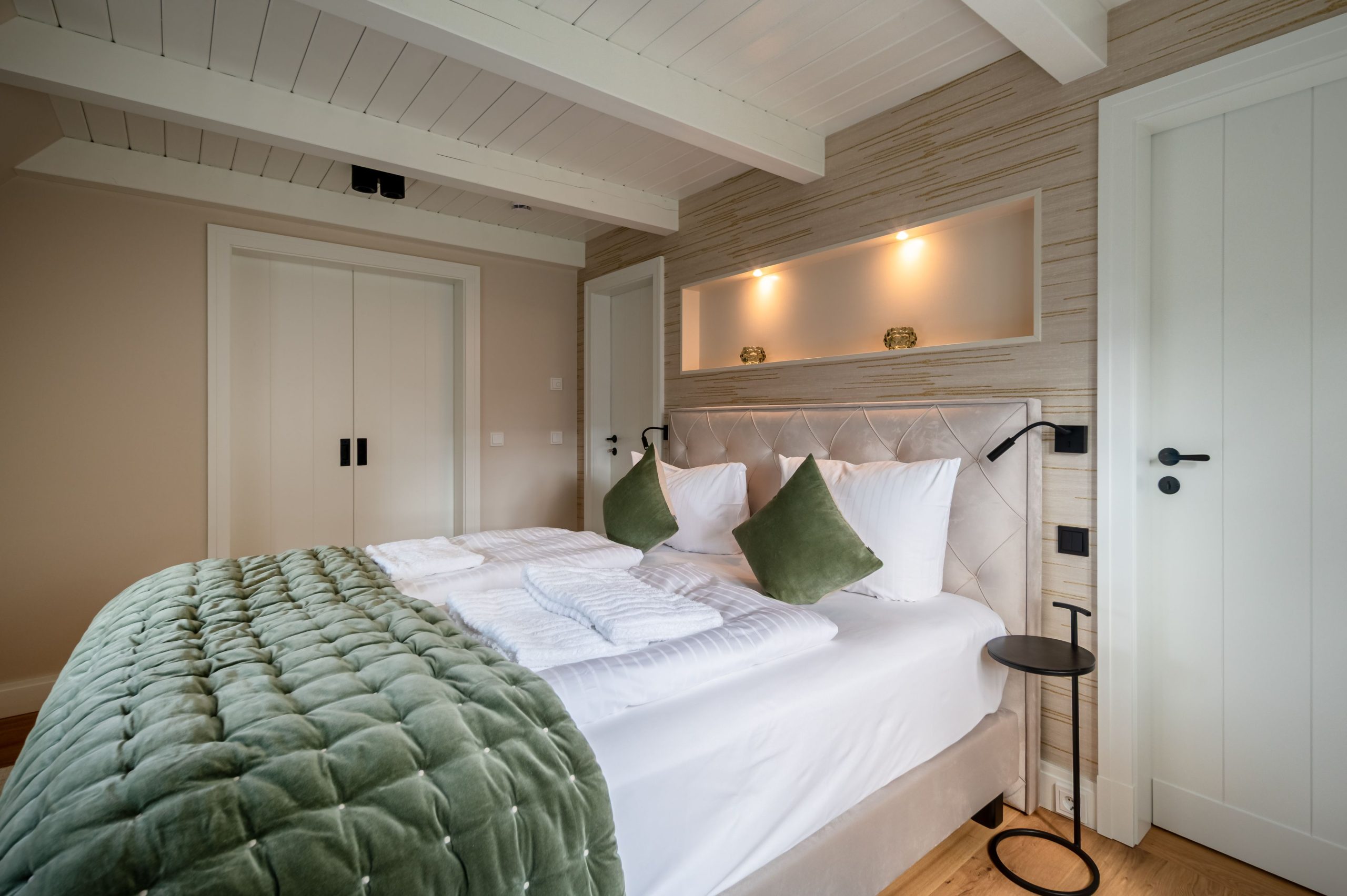 Schlafzimmer in Ferienhaus auf Sylt