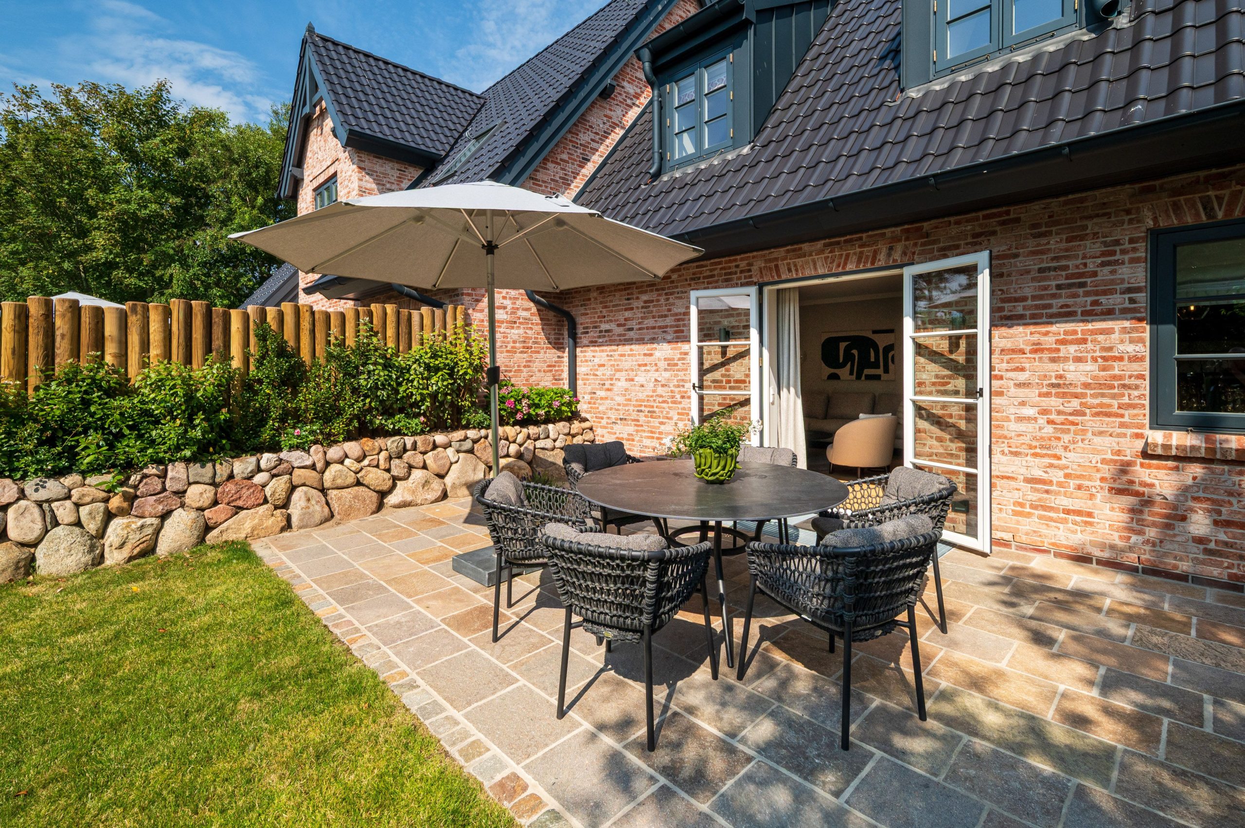 Ferienhaus mit Terrasse auf Sylt