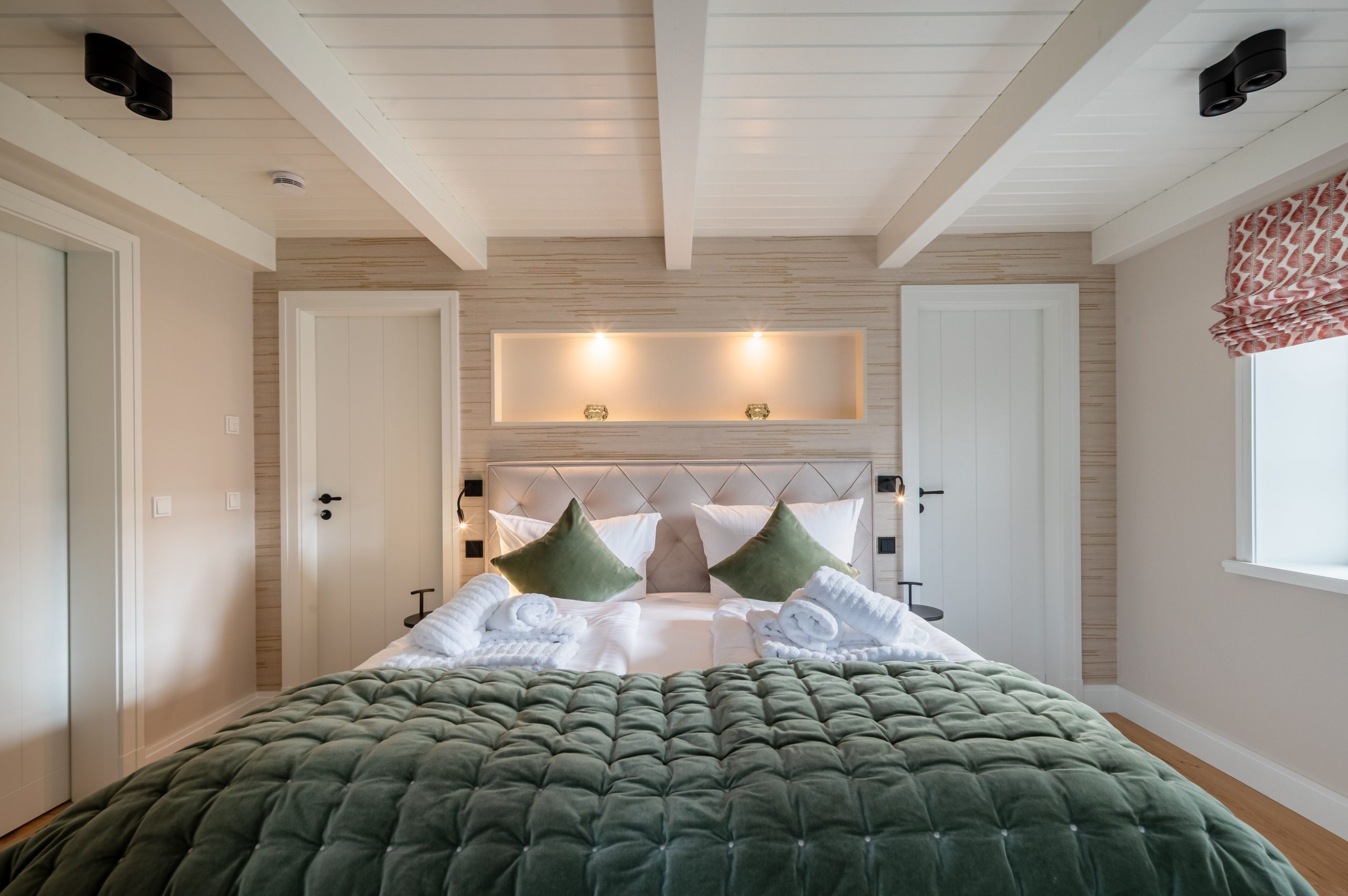 Schlafzimmer in Ferienhaus auf Sylt