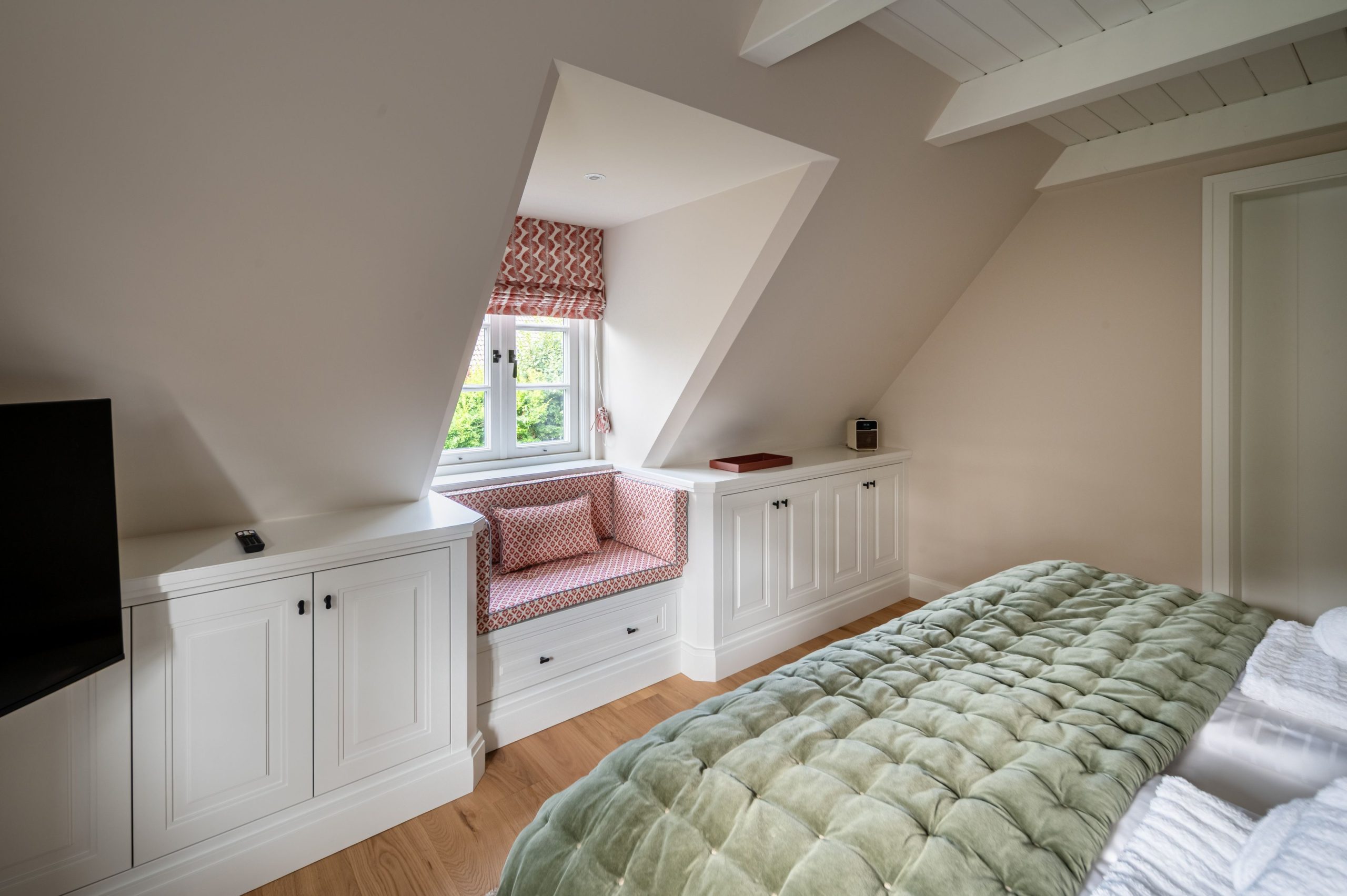 Schlafzimmer in Ferienhaus auf Sylt
