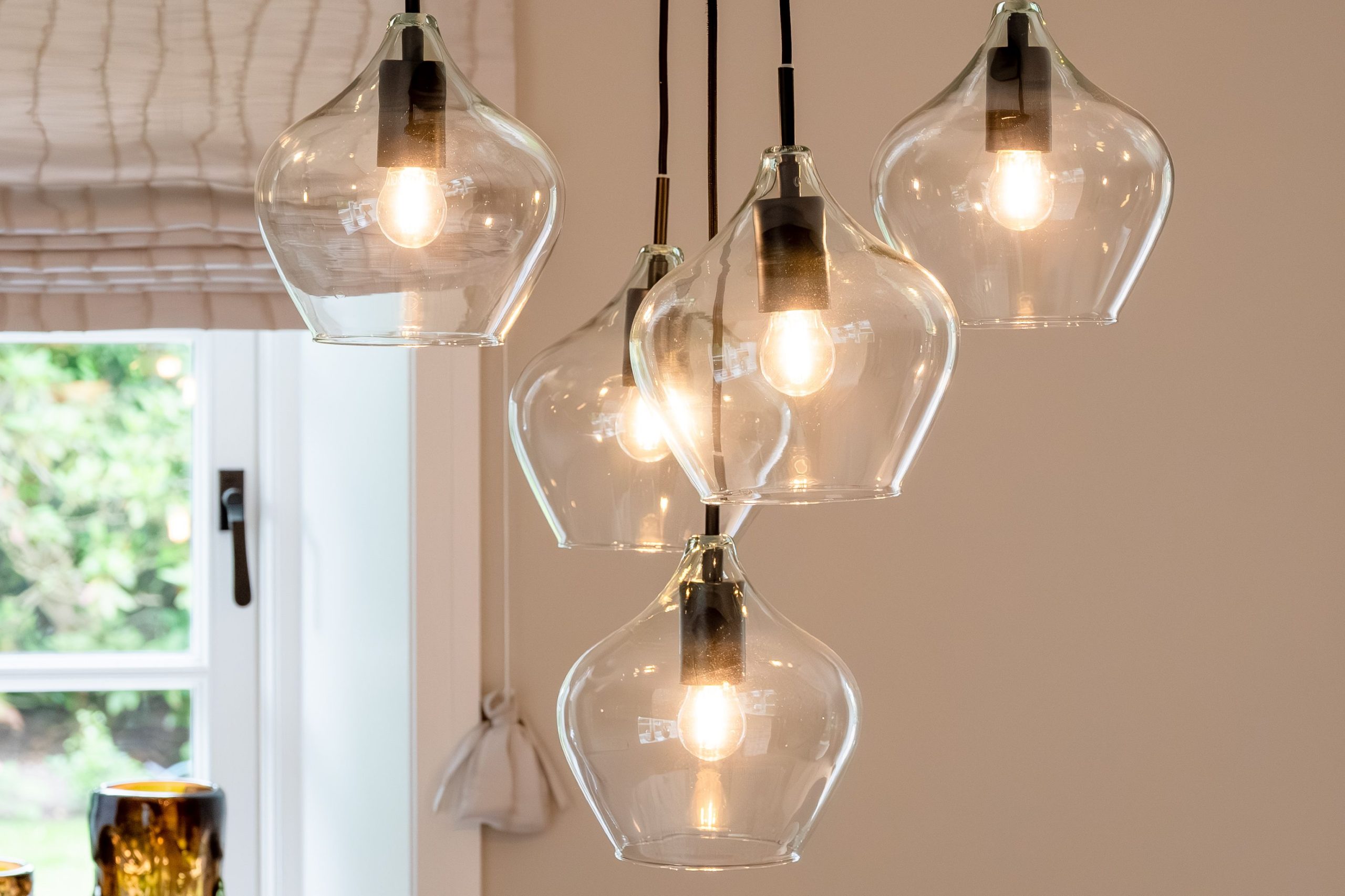 Deckenlampen in Ferienhaus auf Sylt