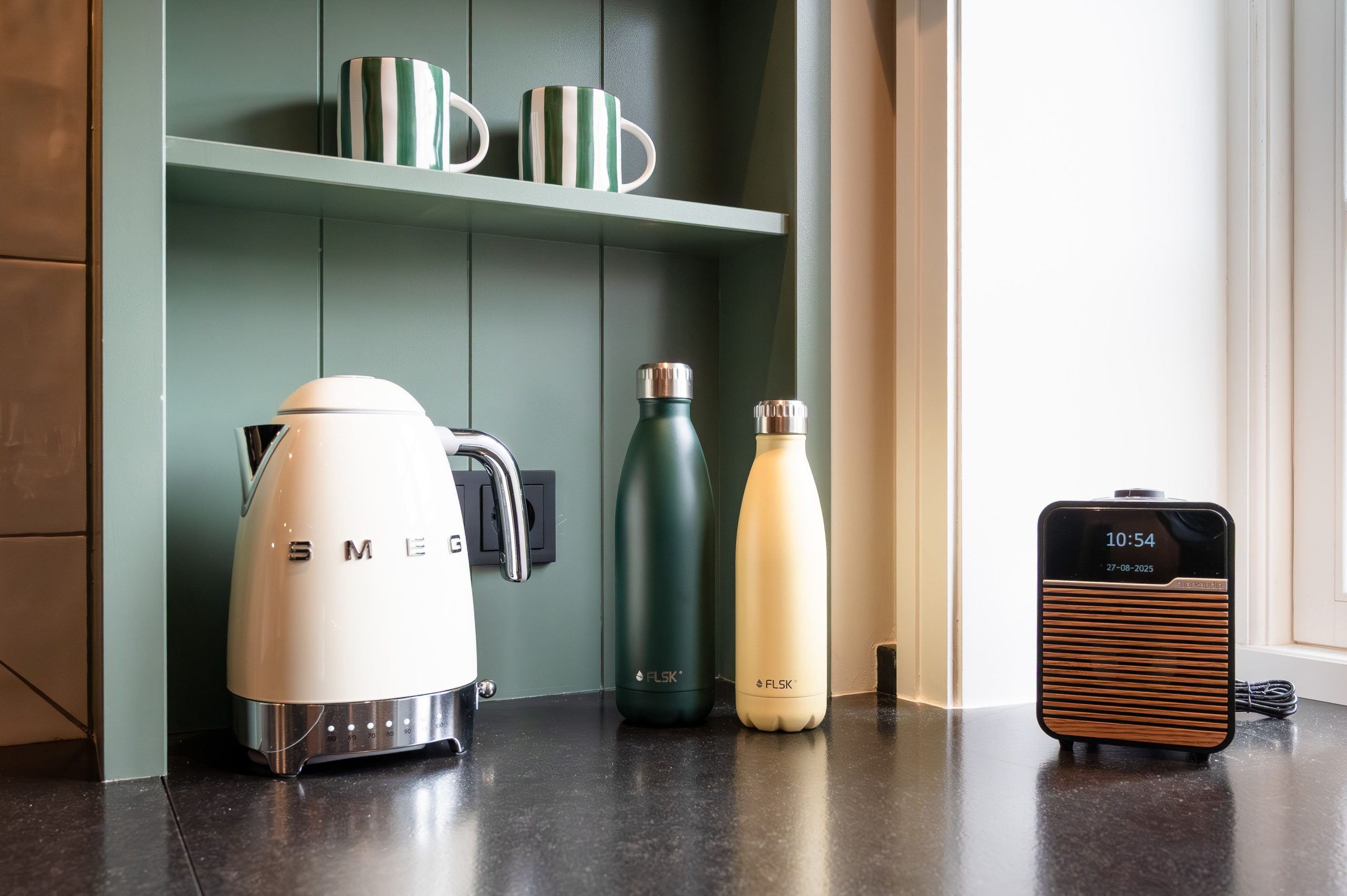 Kaffeemaschine in Ferienhaus auf Sylt